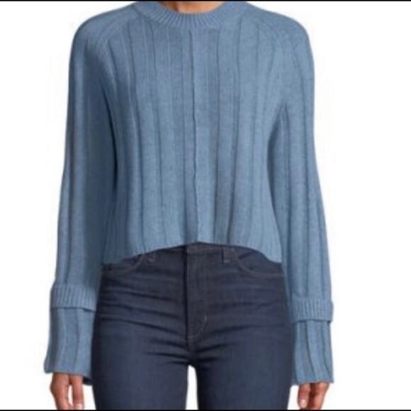 Avantlook Ribbed Bell Sleeve Sweater - Picture 2 of 7